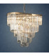 Waverly 16 Light Crystal Pendant Ceiling Light Satin Brass-2