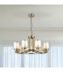 Yara 8 Light Pendant Ceiling Light Antique Brass-2