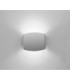 Abram 150mm Clear Up Down Wall Light LED R7S 3.2W CCT Grey IP55-1