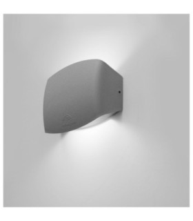 Abram 150mm Clear Up Down Wall Light LED R7S 3.2W CCT Grey IP55-2