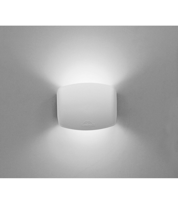 Abram 150mm Clear Up Down Wall Light LED R7S 3.2W CCT White IP55-1