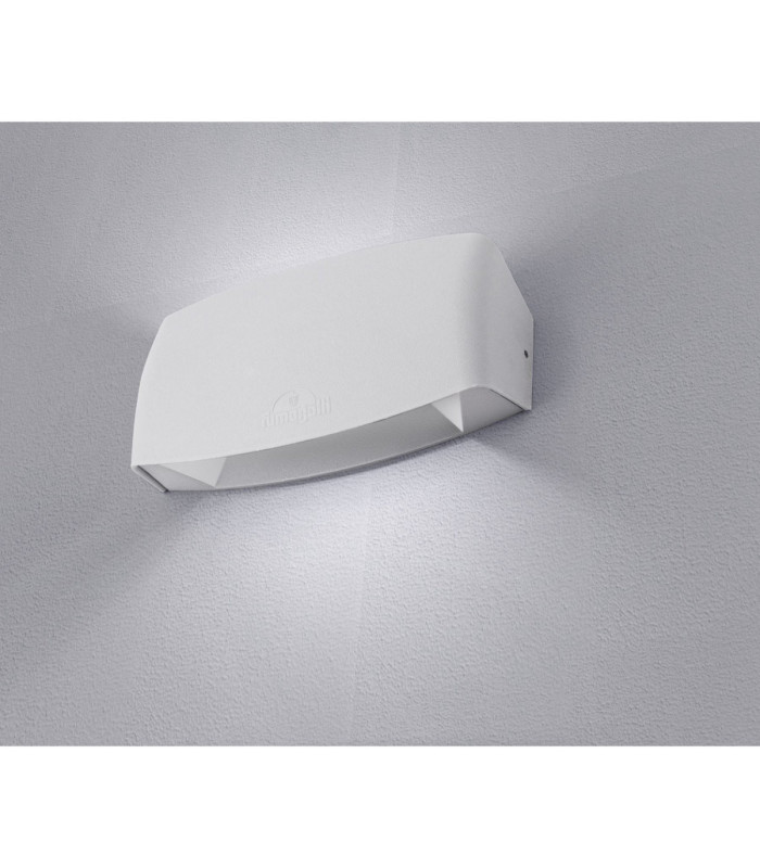 Abram 190mm Clear Up Down Wall Light LED R7S 7.5W CCT White IP55