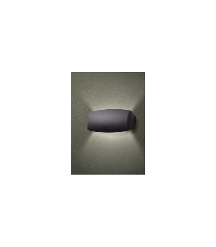 Abram 270mm Up Down Wall Light LED R7S 10.5W CCT Black IP55