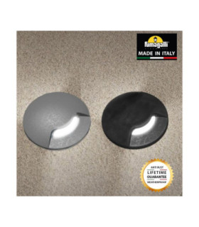Aldo Round 1.7W G9 LED Walkover Ground Light Black IP67
