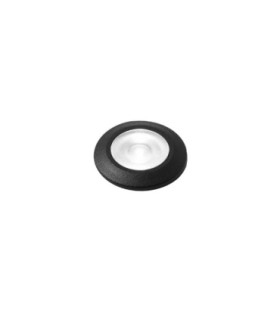 Aldo Round 1.7W G9 LED Walkover Ground Light Black IP67-1