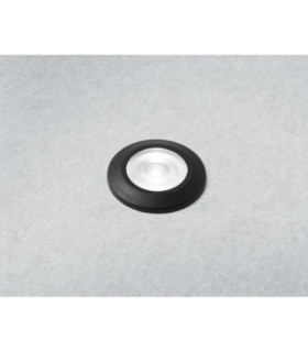 Aldo Round 1.7W G9 LED Walkover Ground Light Black IP67-2