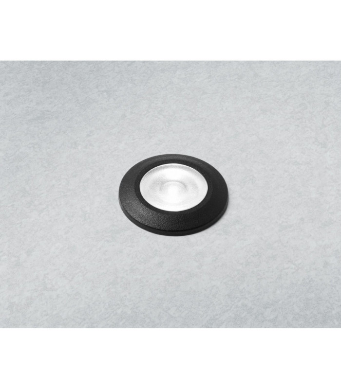 Aldo Round 1.7W G9 LED Walkover Ground Light Black IP67-2