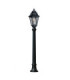 Aloe Clear E27 6W 2.7K Medium Height Single Post Light IP55