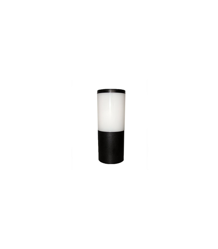 Amelia 250mm Opal LED 6W CCT Bollard Post Light Black IP55-1