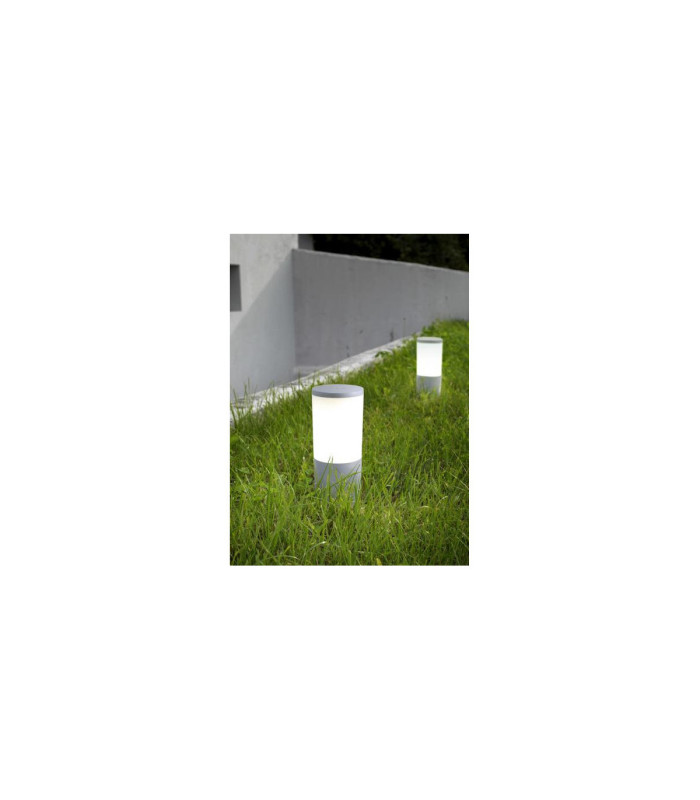 Amelia 250mm Opal LED 6W CCT Bollard Post Light Grey IP55-2