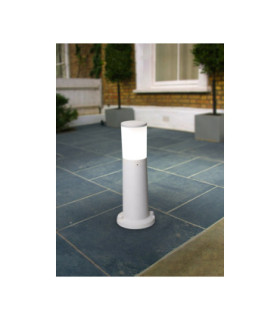 Amelia 400mm Opal LED 8.5W CCT Bollard Post Light Grey IP55-2