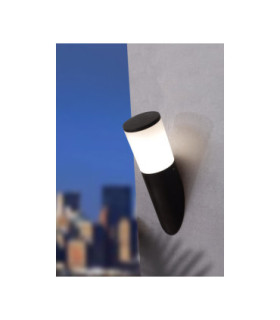 Amelia Opal LED 6W CCT Angled Wall Light Black IP55-2