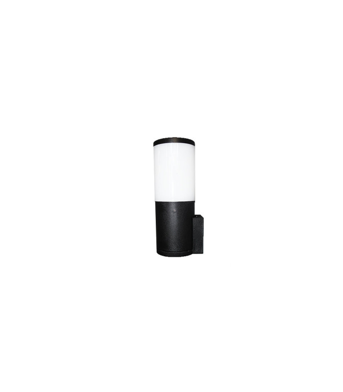 Amelia Opal LED 6W CCT Bollard Wall Light Black IP55-1