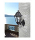 Bisso/Anna Clear E27 Wall Lantern Light Black IP55-3
