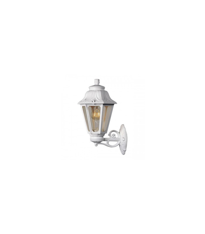 Bisso/Anna Clear E27 Wall Lantern Light White IP55-1