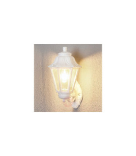 Bisso/Anna Clear E27 Wall Lantern Light White IP55-2