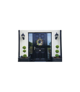 Bisso/Cefa Clear E27 Wall Lantern Light Black IP55-2