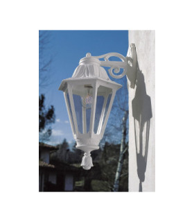Bisso/Rut Clear E27 Wall Lantern Light White IP55