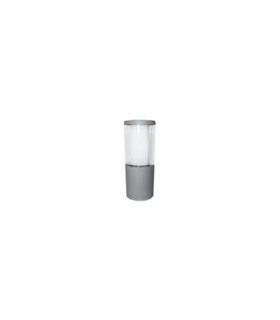 Carlo 250mm Clear LED 3.5W Bollard Post Light Grey IP55-1