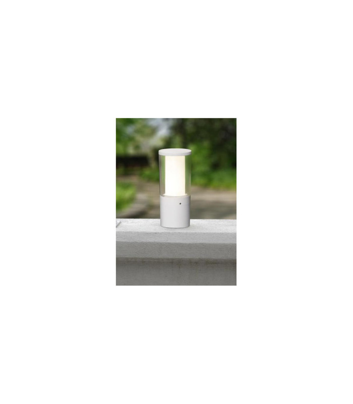 Carlo 250mm Clear LED 3.5W Bollard Post Light Grey IP55-2