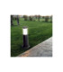 Carlo 400mm Clear LED 3.5W CCT Bollard Post Light Black IP55-2