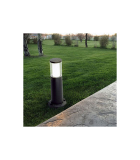 Carlo 400mm Clear LED 3.5W CCT Bollard Post Light Black IP55-2