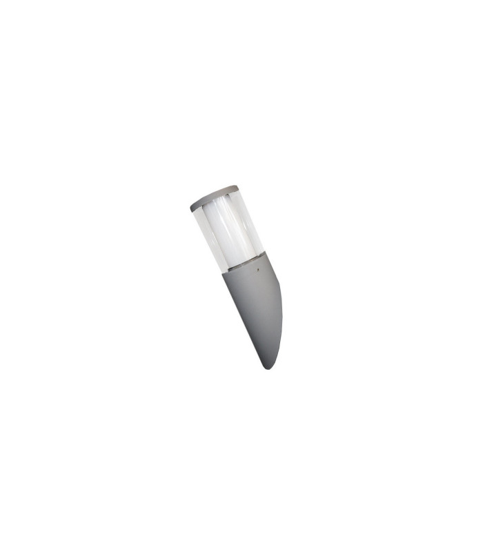 Carlo Clear LED 3.5W Angled Wall Light Grey IP55