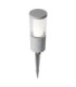 Carlo 250mm Clear LED 3.5W CCT Bollard Spike Light Grey IP55
