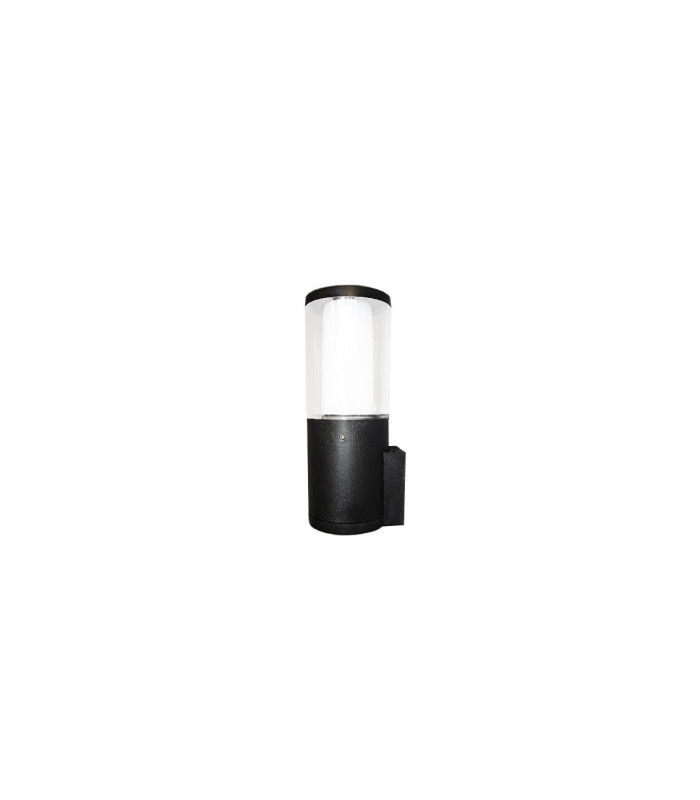 Carlo Clear LED 3.5W CCT Bollard Wall Light Black IP55
