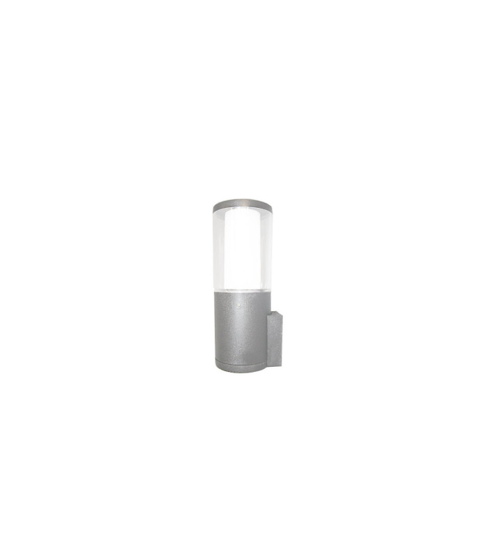 Carlo Clear LED 3.5W CCT Bollard Wall Light Grey IP55-1