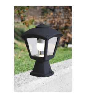 Disma Roby Pedestal Light Black IP55-1