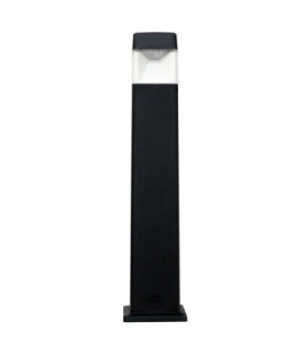 Elisa 800mm Clear LED 10W CCT Bollard Post Light Black IP55-2