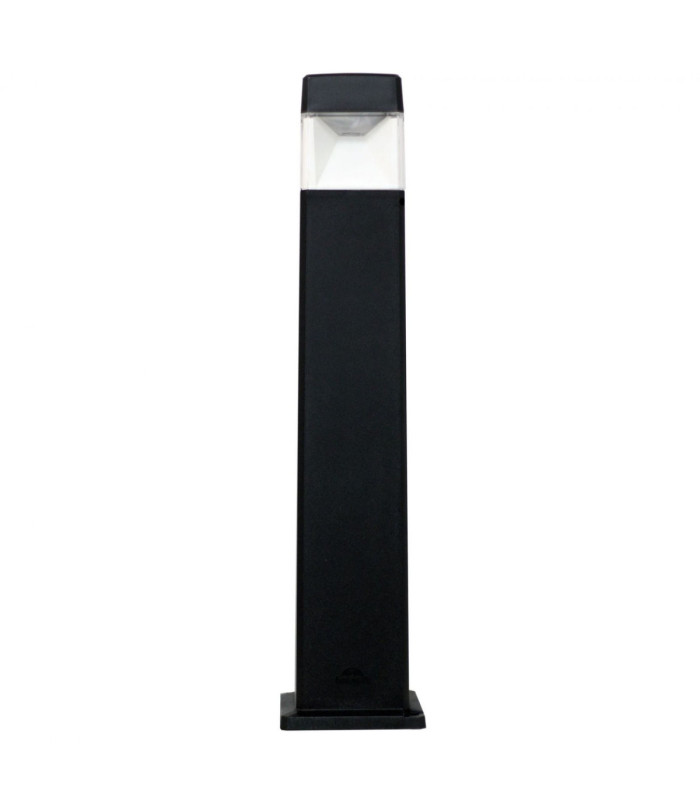 Elisa 800mm Clear LED 10W CCT Bollard Post Light Black IP55-2