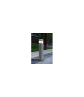 Elisa 800mm Clear LED 10WCCT Bollard Post Light Grey IP55-1
