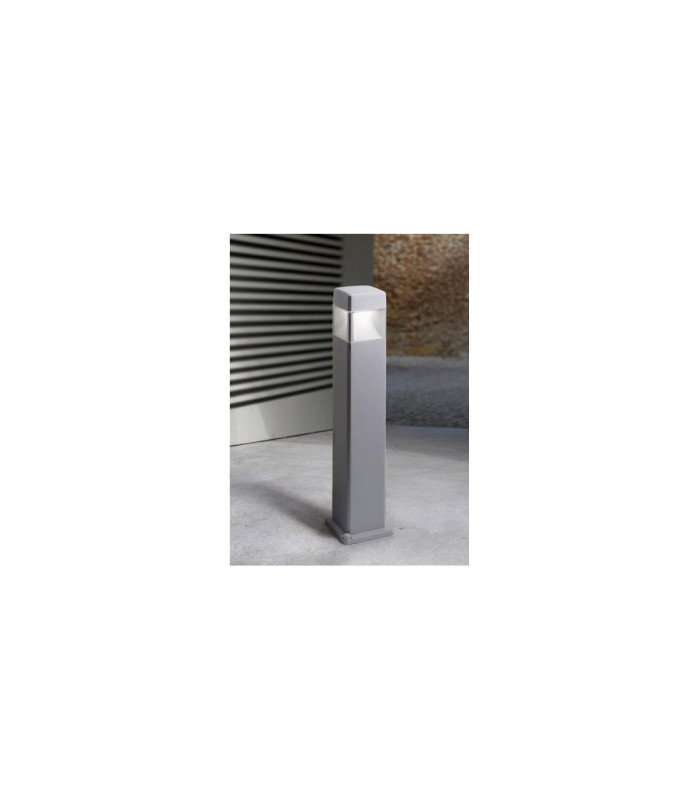 Elisa 800mm Clear LED 10WCCT Bollard Post Light Grey IP55-3