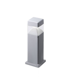 Ester 500mm Clear LED 7W CCT GX53 Bollard Post Light Grey IP55