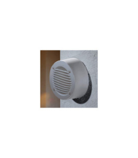 ExtraLeti 100 Round Grill Opal LED GX53 3W Wall Light Grey IP66