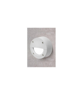 Extra Leti 100 Eyelid Opal LED GX53 3W Wall Light Grey IP66-2