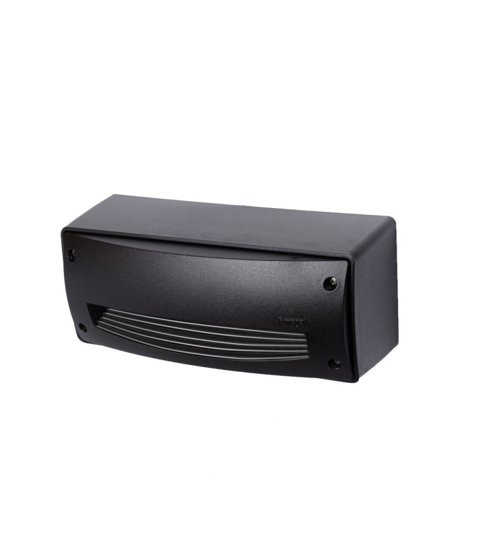 Extraleti 300 Opal GX53 LED 6W Surface Wall Light Black IP66-1