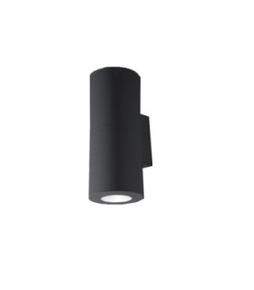 Franca 90mm 2 x LED 3.5W CCT Up Down Wall Light Black IP55-1