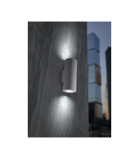 Franca 90mm 2 x LED 3.5W CCT Up Down Wall Light Black IP55-2