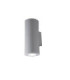 Franca 90mm 2 x LED 3.5W CCT Up Down Wall Light Grey IP55-1
