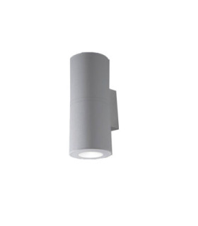 Franca 90mm 2 x LED 3.5W CCT Up Down Wall Light Grey IP55-1