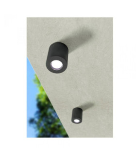 Franca 90mm Surface Mounted LED 3.5W CCT Light Black IP55-2