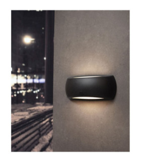 Francy Up Down Wall Light 6W LED Black IP66-2