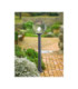 Giaffa Clear Globe 8.5W CCT Bollard Post Light Black IP55