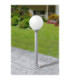 Giaffa Opal Globe 8.5W CCT Bollard Post Light Grey IP55