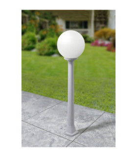 Giaffa Opal Globe 8.5W CCT Bollard Post Light Grey IP55