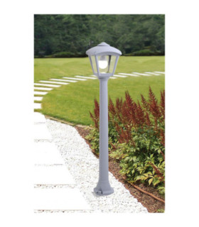 Giaffa Roby 6W 2.7K Bollard Post Light Grey IP55
