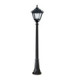 Gigi Tobia Clear E27 high powered 30W Lamp Post Light Black IP55